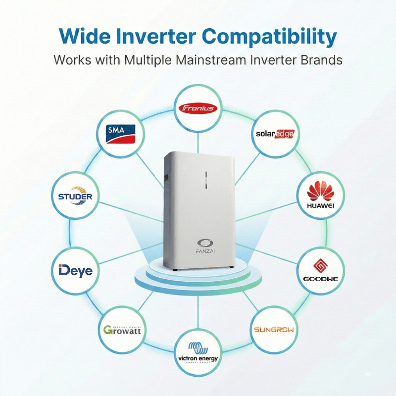 Storan Bateri Berdiri Lantai untuk Rumah